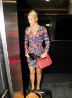 Paris Hilton Pumps Gas Into A Container 