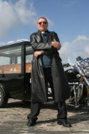 Reverend Ray Biddiss Who Has Become the First Man to Reach 100mph in a Hearse, York, Britain - 10 May 2011