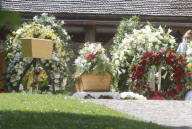 Beisetzung von Gunther Sachs in Gstaad