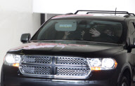 Pregnant Pink and hubby Carey Hart hit Jack In The Box drive-thru and run errands