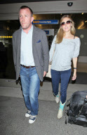 GUY RITCHIE AND JACQUI AINSLEY AT LAX