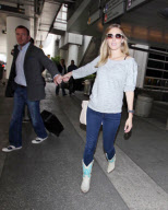 GUY RITCHIE AND JACQUI AINSLEY AT LAX