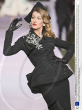 Paris Haute Couture Week - Model Gisele Bundchen Wearing An Outfit Inspired By Irin Penn Part Of The Christian Dior Collection Designed By John Galliano. The Show Marked The 60th Anniversary Of The Fashion House. In Honour Of Dior's Memory Galliano