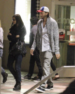 EXCLUSIVE Demi Moore and Ashton Kutcher leaving the movie theater after watching Bridesmaids