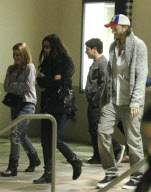 EXCLUSIVE Demi Moore and Ashton Kutcher leaving the movie theater after watching Bridesmaids