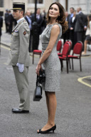Visit by the President of France, Nicloas Sarkozy and Madame Sarkozy, Carla Bruni to  celebrate the 70th anniversary of General De Gaulle's appeal  on 18th June 1940, London, Britain  - 18 Jun 2010