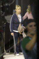 *EXCLUSIVE* Barbra Streisand films My Mother's Curse at LAX Airport with Seth Rogen