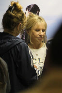 *EXCLUSIVE* Barbra Streisand films My Mother's Curse at LAX Airport with Seth Rogen