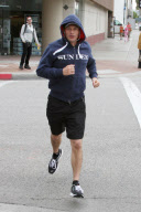 *EXCLUSIVE* Ryan Seacrest channels Rocky Balboa in the streets of Beverly Hills