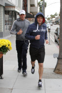 *EXCLUSIVE* Ryan Seacrest channels Rocky Balboa in the streets of Beverly Hills