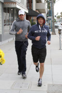 *EXCLUSIVE* Ryan Seacrest channels Rocky Balboa in the streets of Beverly Hills