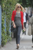 Claudia Schiffer after taking her child to school, London, Britain - 17 May 2011