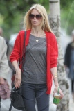 Claudia Schiffer after taking her child to school, London, Britain - 17 May 2011
