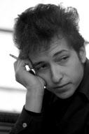 Bob Dylan in his Greenwich Village apartment
