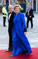 Queen Elizabeth II. und Prinz Philip beim Staatsbankett im Dublin Castle in Dublin