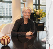 PARIS: Christine Lagarde in her office