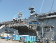 EXCLUSIVE Liam Neeson on the set of 'Battleship' - Part 2