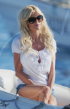 VICTORIA SILVSTEDT LEAVING EDEN ROCK HOTEL