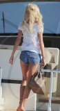 VICTORIA SILVSTEDT LEAVING EDEN ROCK HOTEL