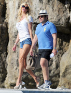 VICTORIA SILVSTEDT LEAVING EDEN ROCK HOTEL