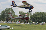 Beinahe-Kollision zweier Segelflug-Schleppflugzeuge