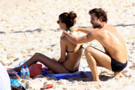 Italian Socialite and Model Bianca Bradolini Enjoys Ipanema Beach with Friends