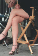 SHARON STONE ON THE SET OF 'GLORIA' BEING FILMED ON BROADWAY, NEW YORK, AMERICA - 1997