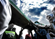 Mass graves in Srebrenica,Bosnia