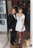 Andre Agassi And Steffi Graf. Tennis Player 1992 Winning Smiles: Steffi And Agassi At Last Night's Dinner. As Singles Champions Few Could Come Near Him - But When It Came To Playing Doubles Last Night Hte New King And Queen Of Wimbledon Were A Littl