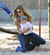 Gisele Bundchen and her Boys Spend the Afternoon at the Playground