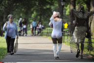 NY: GAGA'S LITTLE MONSTERS INVADE CENTRAL PARK