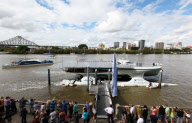 'Turanor PlanetSolar,'  the world's largest solar powered yacht, Brisbane, Australia - 29 May 2011