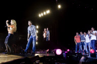 SHAKIRA PARTY CONCERT WITH PIQUE AND ALL OF SOCCER TEAM FC BARCELONA CELEBRATION OF CHAMPIONS LEAGUE.