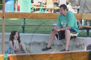 Adam Sandler and the Family Park It on Memorial Day