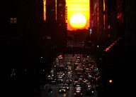 U.S.-NEW YORK-MANHATTANHENGE
