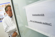 EHEC Isolationsbereich in Hannover