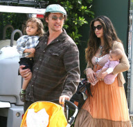 Matthew McConaughey and family leave birthday party