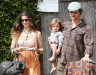 Matthew McConaughey and family leave birthday party