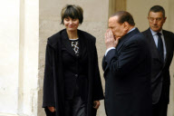 Silvio Berlusconi Receives Swiss Confederation President Micheline Calmy-Rey, Rome, Italy - 01 Jun 2011