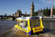 'HMS Flake 99', the World's first amphibious Ice Cream Van, Britain - 01 Jun 2011