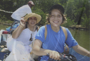 The most recent photo of Joseph Baena with mom Mildred Baena at an undisclosed location. 
