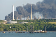 Explosion at the Chevron refinery in Pembrokeshire, Wales, Britain - 02 Jun 2011