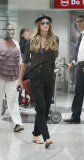 ELLE MACPHERSON ARRIVES IN MIAMI