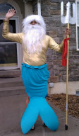 Dale Price waves at his son's school bus dressed in a different costume each morning, American Fork, Utah, America - Jun 2011
