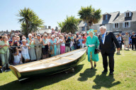Queen Elizabeth Ii and Prince Philip Visiting the Scilly Isles, Britain - 03 Jun 2011