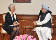 INDIA-NEW DELHI-FRANCE-LAGARDE-VISIT