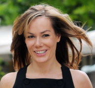 TARA PALMER TOMKINSON SHOWING OFF HER NEW NOSE