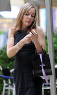 TARA PALMER TOMKINSON SHOWING OFF HER NEW NOSE