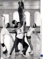 Singer Freddie Mercury Pictured Rehearsing With The Royal Ballet In 1980.
