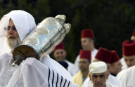 MIDEAST-WEST BANK-SAMARITAN-PILGRIMAGE-CEREMONY 
